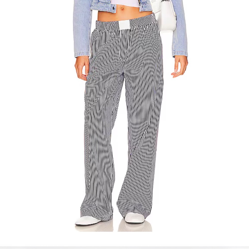 LIONESS Cobain Pant in Onyx Stripe